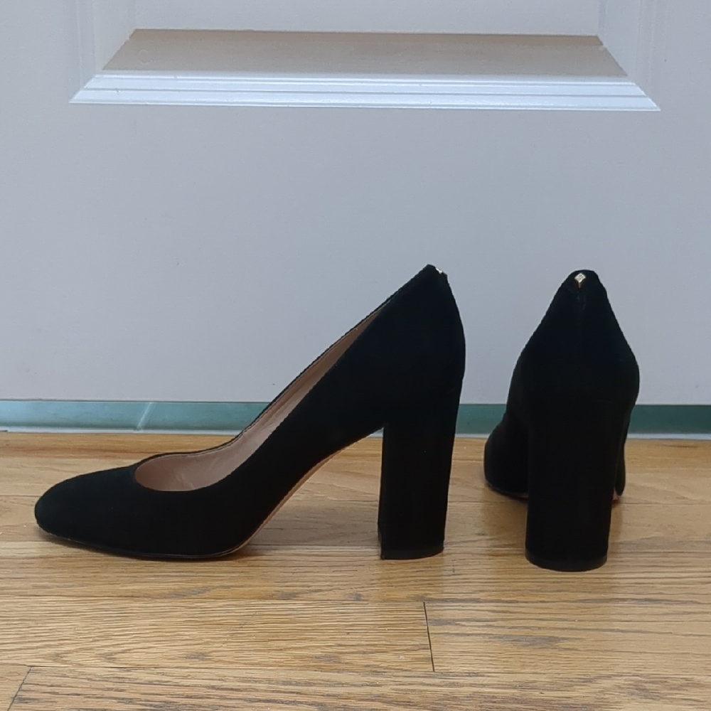 Sam Edelman Black Suede Heels - Picture 4 of 8